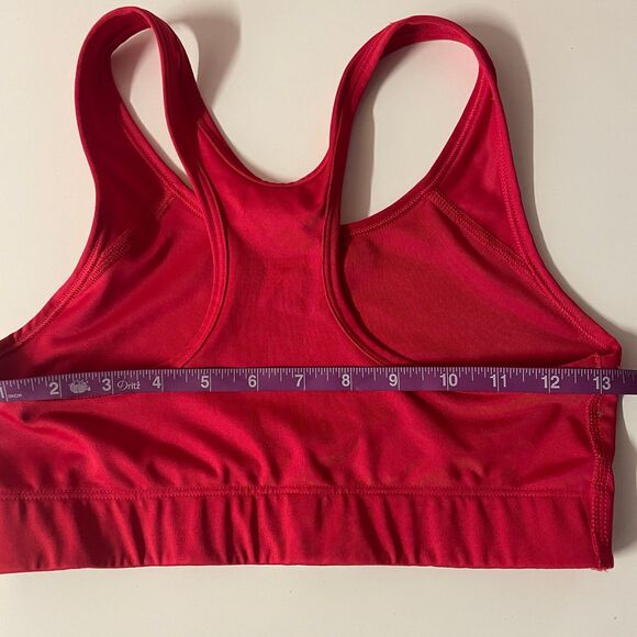PINK Victoria’s Secret Red/Gold/White Sports Bra Size M EUC - Picture 6 of 7